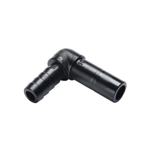 NeoFit - Acetal Black Stem Barb Elbow Connector 8mm [5/16"]stem x 1/4"barb