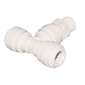 John Guest Swivel Branch Tee Polypro - 3/8 x 1/4 NPTF