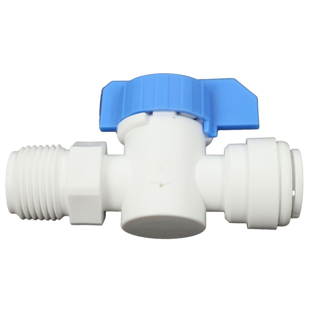 Inline Male Ball Valve 3/8 qc x 3/8 NPT
