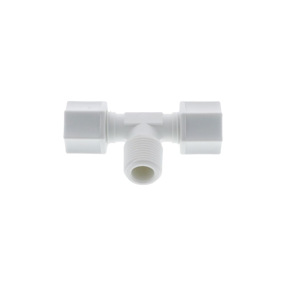 JACO 60-6-6-P-PG Polypropylene Male Branch Tee 3/8 OD Tube x 3/8 MPT