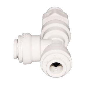 John Guest Polypropylene Swivel Male Run Tee - 1/4 x 1/4 NPTF
