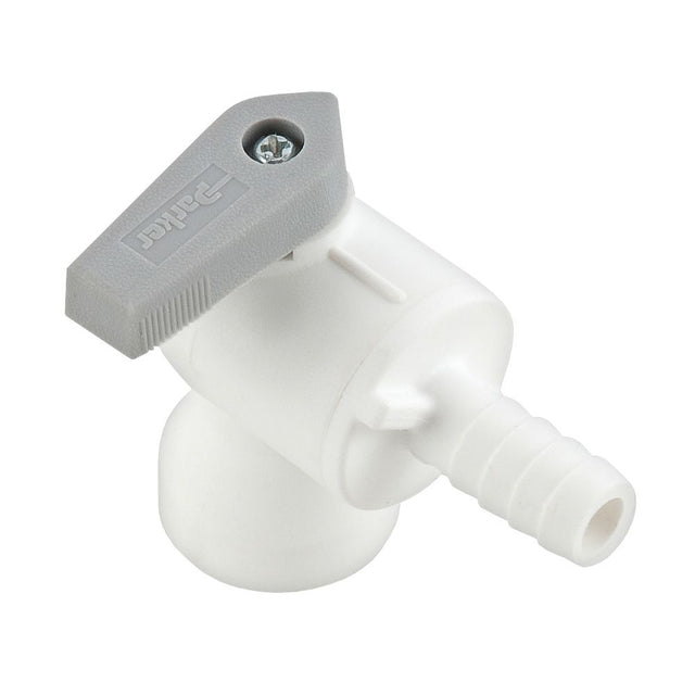Parker Liquifit Par-Barb Valve Female Elbow - 3/8 ID Barb x 1/4 FPT