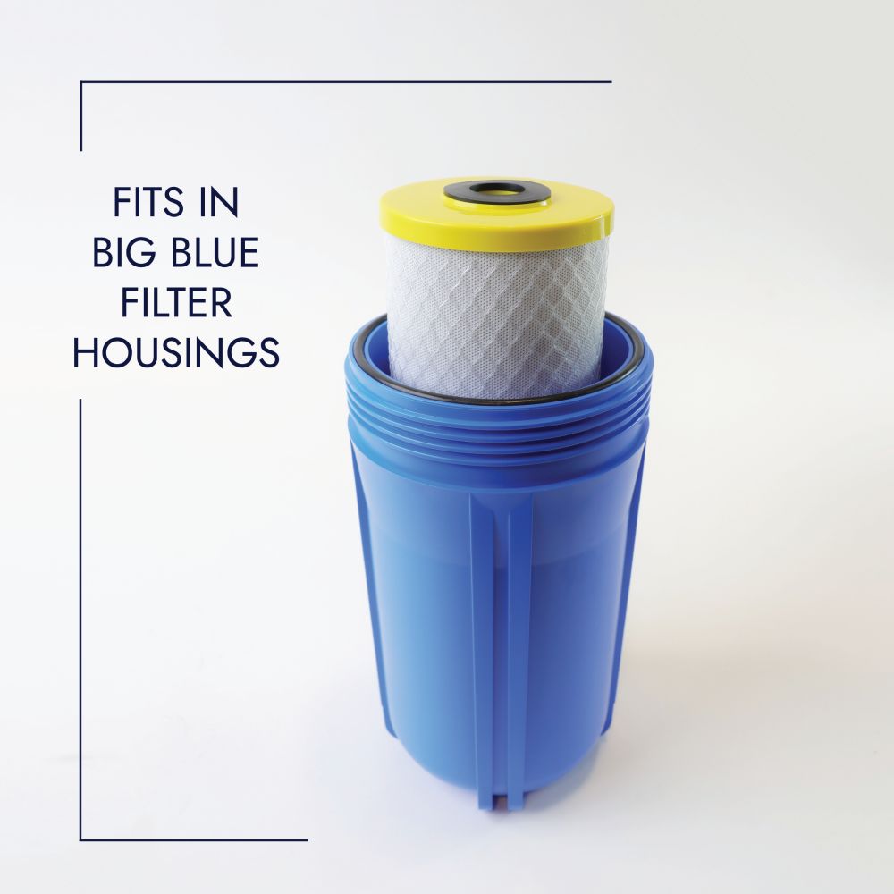 neoPure CHLM-4520 20" x 4-1/2" Chloramine Carbon Block Filter 1 micron