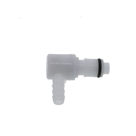 APCD23004 Valved Elbow Hose Barb Coupling Insert 1/4 ID Barb