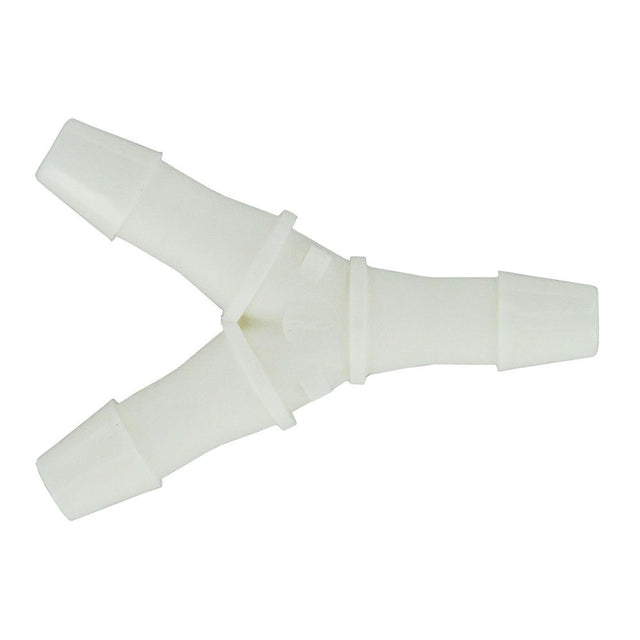 FitQuik Nylon Union Y Barb Fitting - 3/16 ID x 3/16 ID x 3/16 ID
