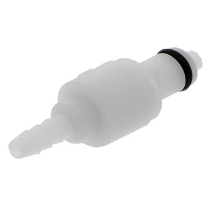 10400 NSF Valved In-Line Hose Barb Coupling Insert 1/8 ID Barb