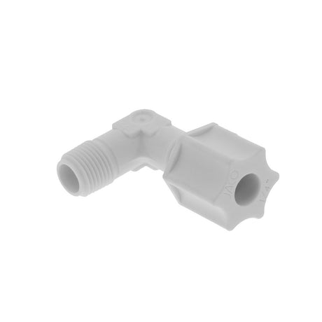 JACO 40-4-2-P-O Polypropylene Male Elbow 1/4 OD Tube x 1/8 MPT