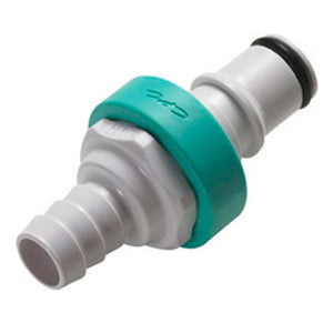 NS4D2200406 ABS Valved In-Line Hose Barb Coupling Insert 1/4 ID Barb