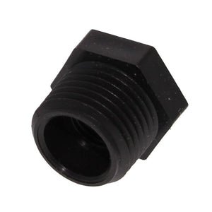 Bushing 1/2" MNPT x 1/8" FNPT - Polypropene Black
