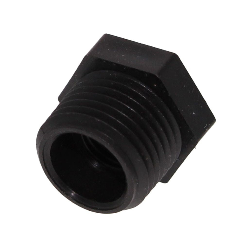 Bushing 1" MNPT x 1/2" FNPT Polypro Black