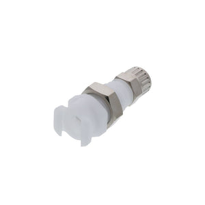 Multi-Mount Valved PTF Coupling Body - 1/4 PTF Acetal