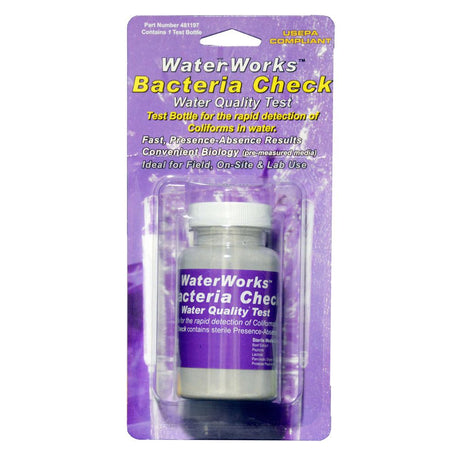 Waterworks 481197 Coliform Bacteria Check