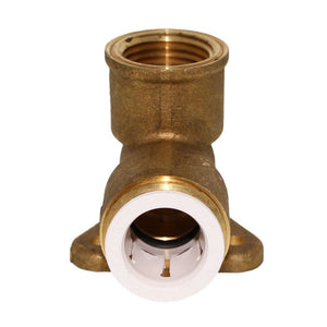 John Guest Drop Ear Elbow - 1/2 CTS x 1/2 NPT