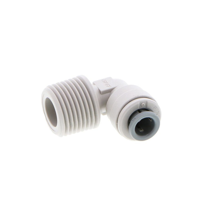 John Guest Fixed Elbow NPTF - 1/4 x 3/8  NPTF