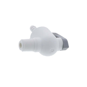 Parker Liquifit Par-Barb Valve Male Elbow - 1/4 ID Barb x 1/4 MPT