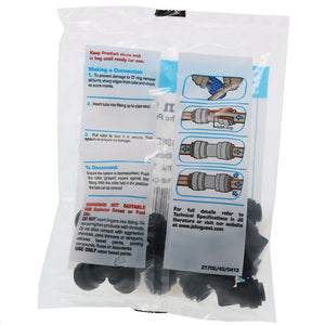 John Guest Union Elbow Black Polypropylene  - 1/4