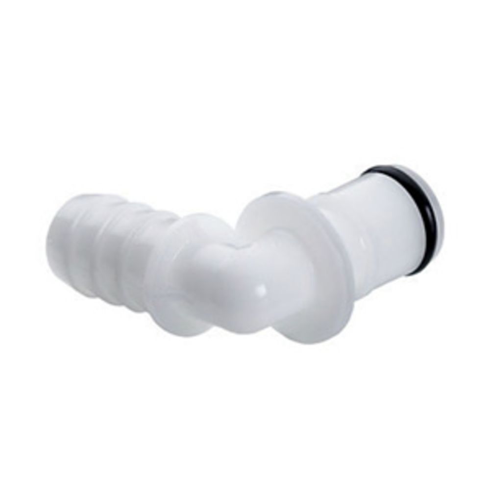 44700 NSF In-Line Elbow Hose Barb Coupling Insert 3/8 ID Barb