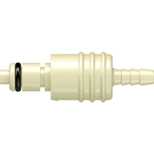 LinkTech 20PPV Inline Plug, Valved, 1/8" HB Almond Color