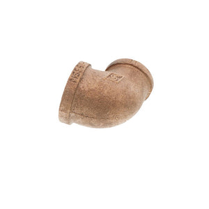 Lead-Free Brass Reducing Elbow 1 FPT x 3/4 FPT
