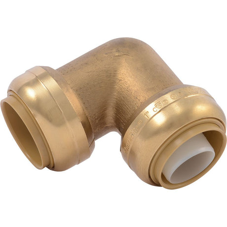 SharkBite® U260LF Lead-Free Brass Push-to-Connect 90-Degree Elbow - 1" x 1"