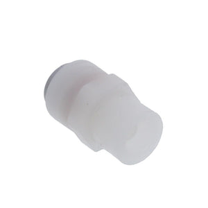 Kynar PVDF Faucet Adapter - 3/8 x 7/16-24 UNS