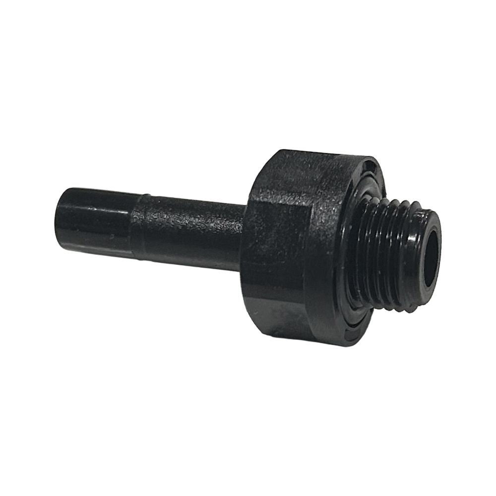 NeoFit - Acetal Black Stem Adapter 6mm stem x 1/4"BSPT