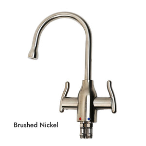Mountain Plumbing MT1801-NL Contemporary Hot & Cold Water Dispenser w/ Wine Bottle Spout & Curved Handles