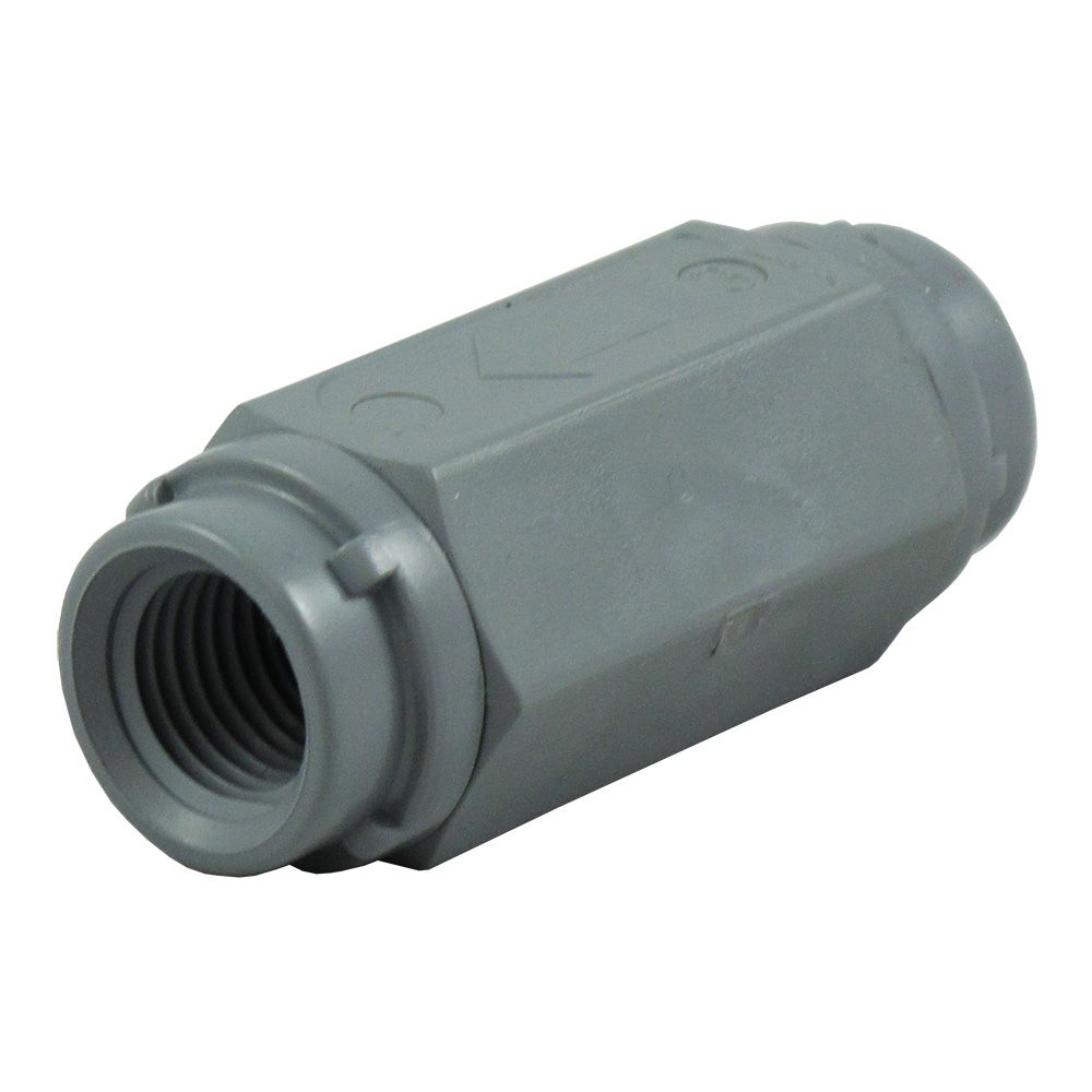 Check Valve 426 Series PVC Gray 1/4" FPT VITON