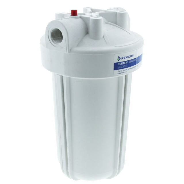 Pentek [166083] [166081] 10" Big White Water Filter Housing With Pressure Relief