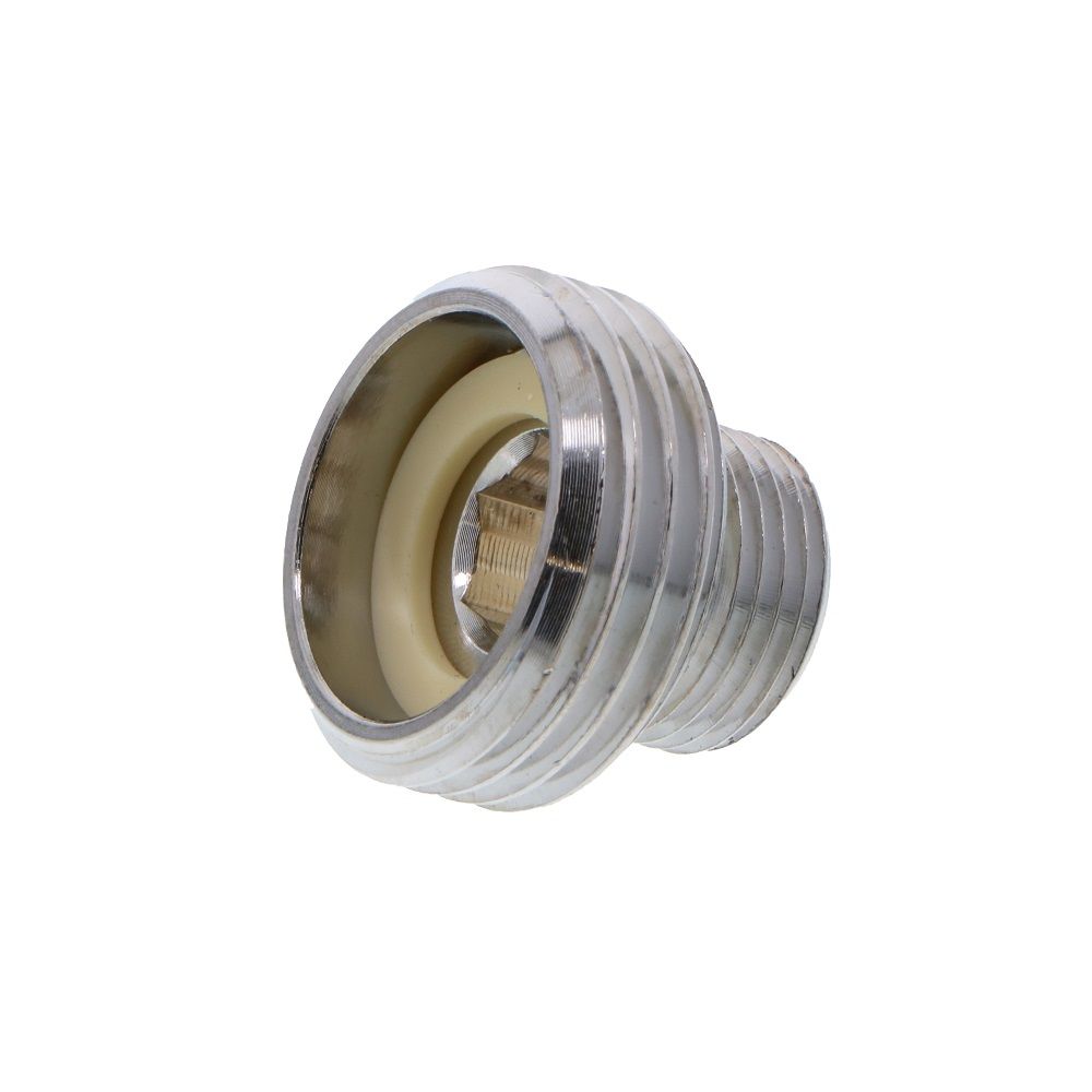 T&S Brass B-GH Garden Hose Outlet Adapter, 3/4" Male Garden Hose Outlet x 3/8" NPSM Male Thread
