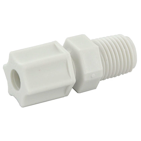 JACO 10-8-8-P-PG Polypropylene Male Connector 1/2 OD Tube x 1/2 MPT