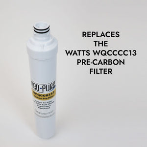 Neo-Pure Kwik Change 13" Carbon Block Pre-Filter Replacement For Watts WQCCC13
