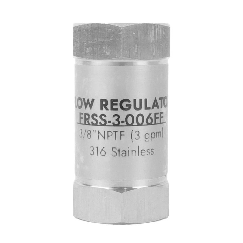 neoFlo Stainless Steel  Flow Control 3 gpm 316SS 3/8 FPT
