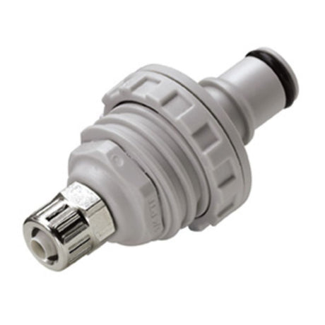 NS4D40004 Valved Panel Mount PTF Coupling Insert 1/4 PTF