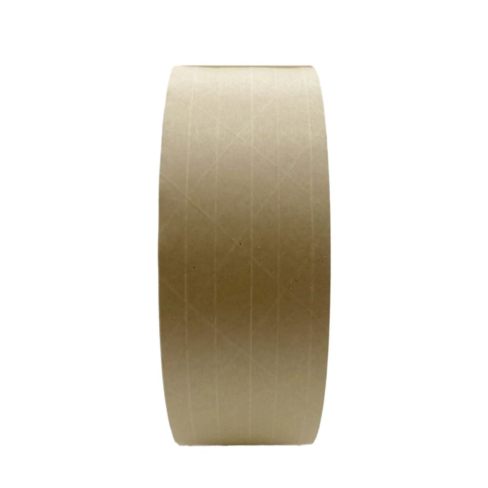 Production Grade Reinforced Kraft Gum Tape Grade 240, 2.83" [72mm] x 1000ft, Natural