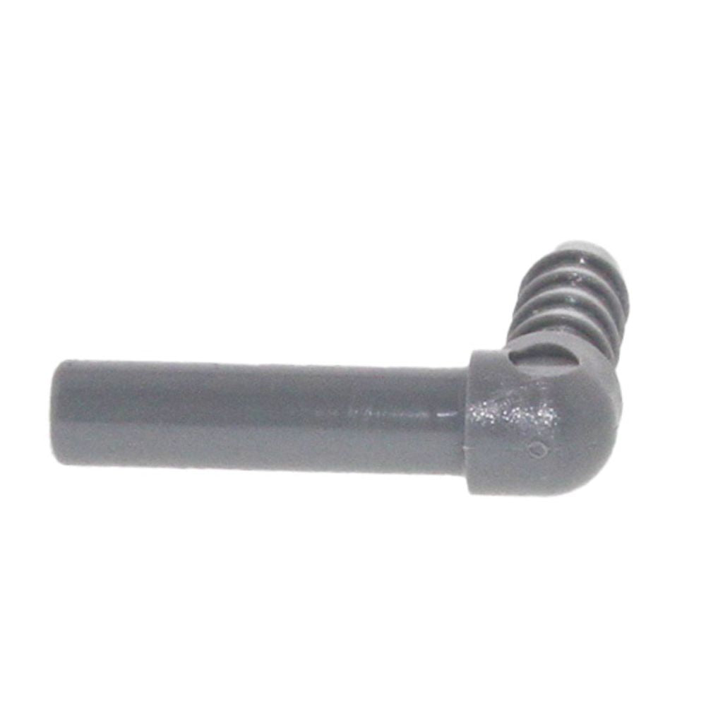 John Guest Stem Elbow Barb Connector  - 1/4 OD Stem x 1/4 ID Barb