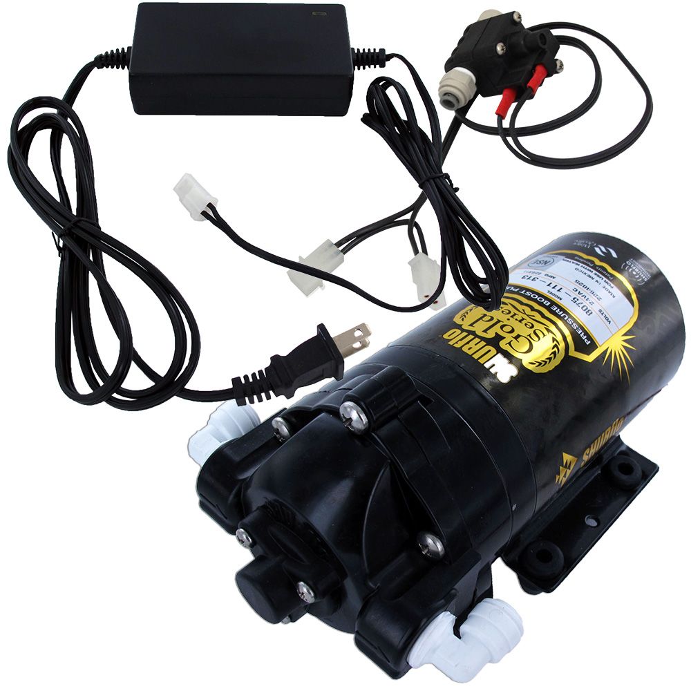 SHURflo 87-121-00 RO Booster System 50 GPD 90 PSI 115VAC