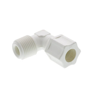 JACO 40-8-8-P-PG Polypropylene Male Elbow 1/2 OD Tube x 1/2 MPT