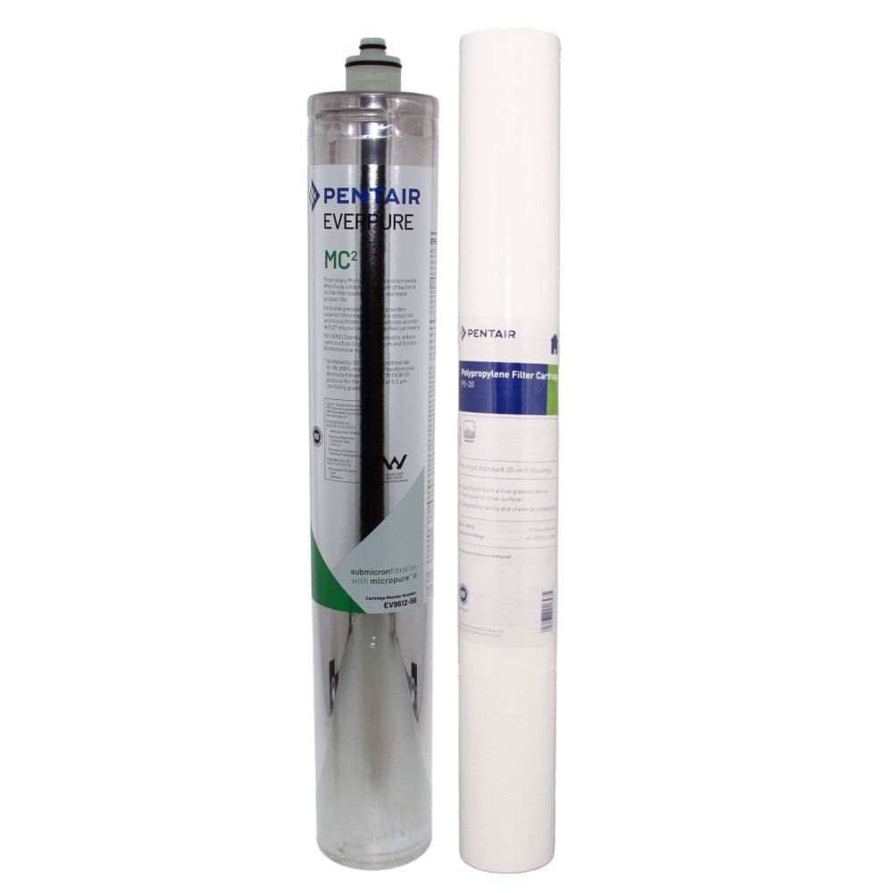 Everpure MC[2] + Pentair 20" EC210 Sediment Filter