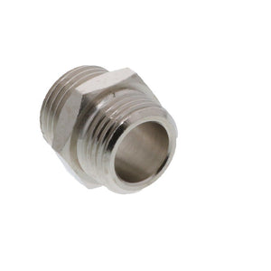 Parker Legris Nickel Plate Brass 1/2" BSPP x 1/2" BSPP