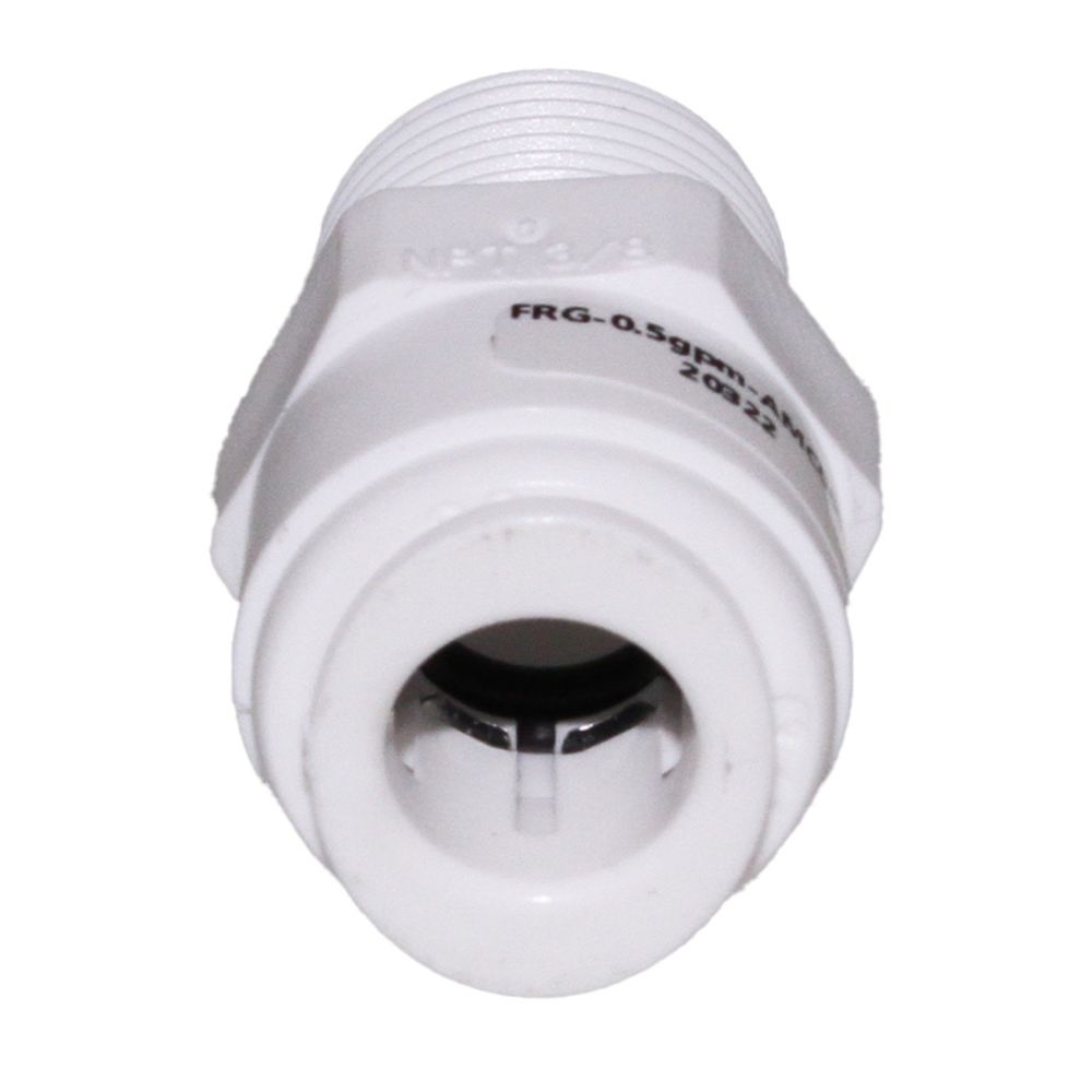 Flow Control Insert Male Connector 3/8 x 3/8 MNPT - 1/2 GPM