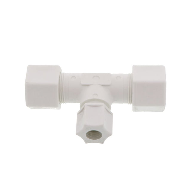JACO 70-10-6-P-PG Polypropylene Union Tee 5/8 OD Tube x 5/8 OD Tube x 3/8 OD Tube