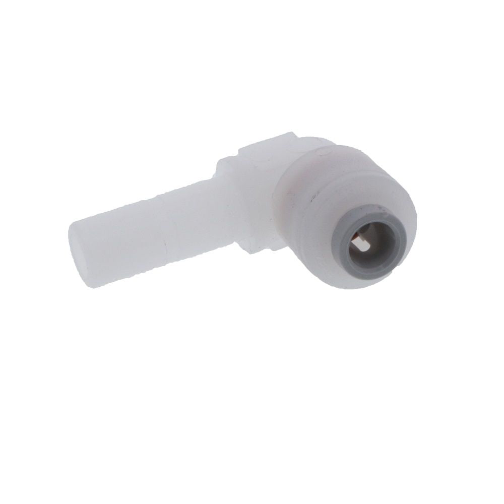 Kynar PVDF Tube Elbow Union Stem - 1/4 x 3/8