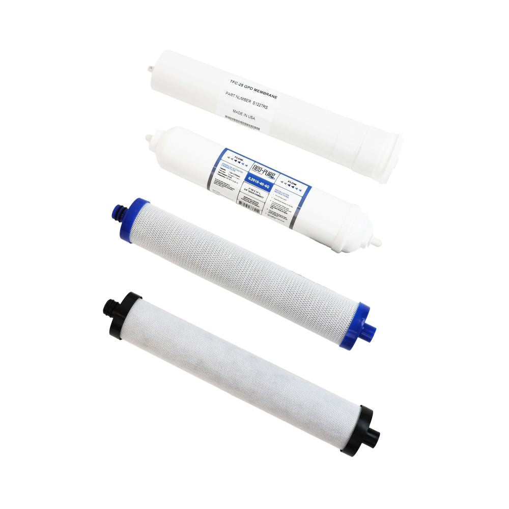 Microline TFC-4 RO System Replacement Prefilter and Postfilter Kit