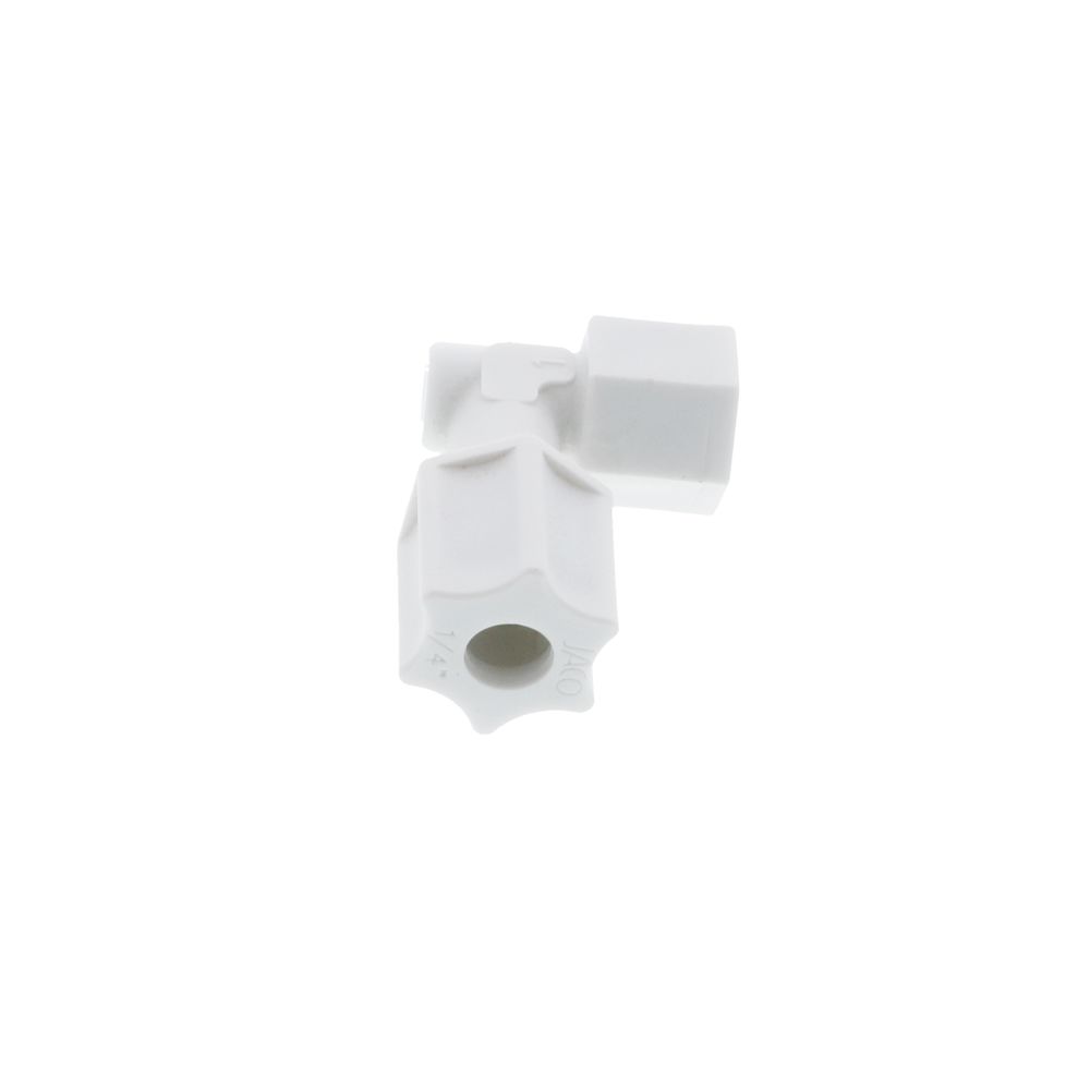 JACO 45-4-2-P-PG Polypropylene Female Elbow 1/4 OD Tube x 1/8 FPT
