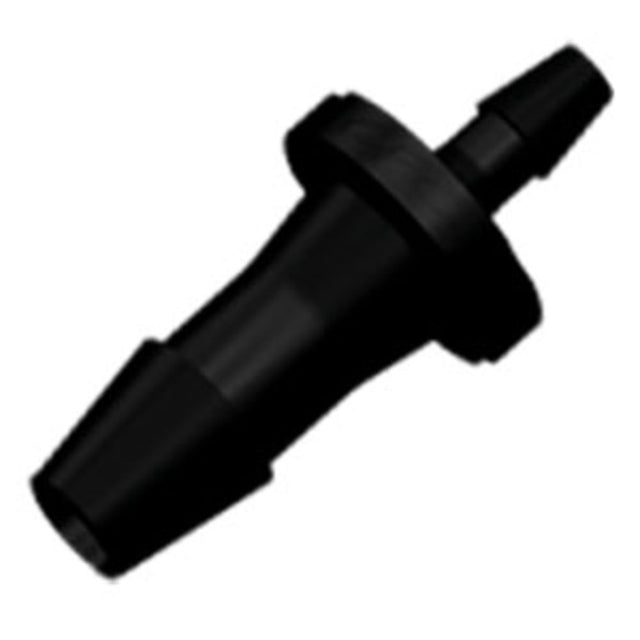 FitQuik Nylon Tube to Tube Straight Reducer Fitting Black - 1/4" ID Barb x 5/32" ID Barb