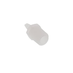 FitQuik PVDF [Kynar] Thread to Tube Straight Fitting - 1/4 NPT to 5/32 ID Barb