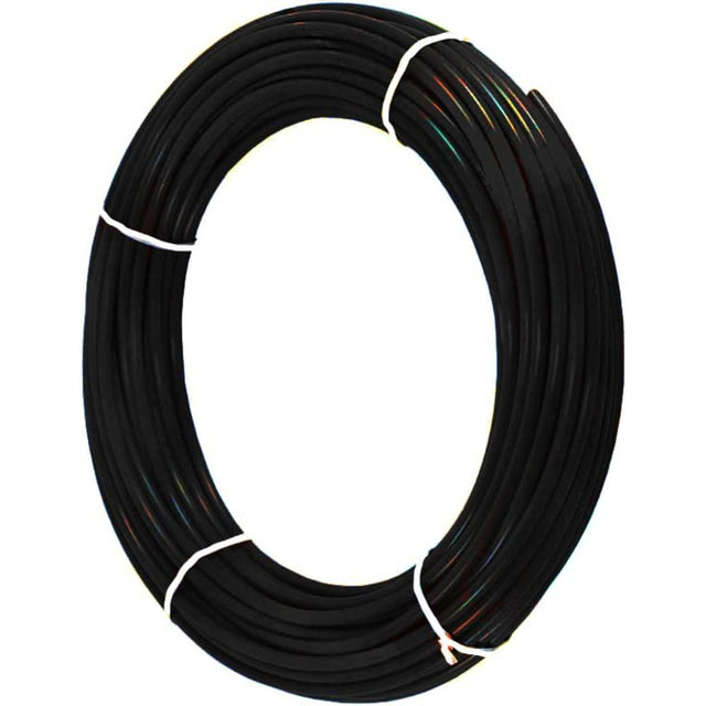 Black 1/2" OD LLDPE Polyethylene Tubing