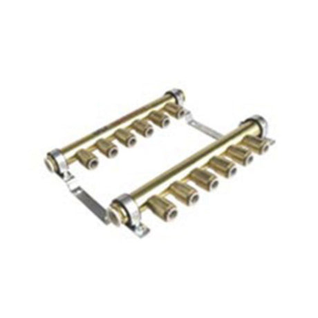 John Guest Manifold Brass Rail 6-Zone - 22mm x 15mm