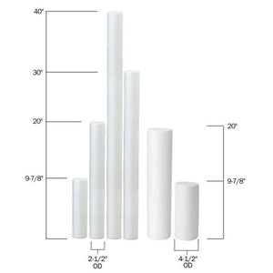 Neo-Pure MB-25300-30 2-1/2" x 30" Polypropylene Sediment Depth Filter 30 Mic